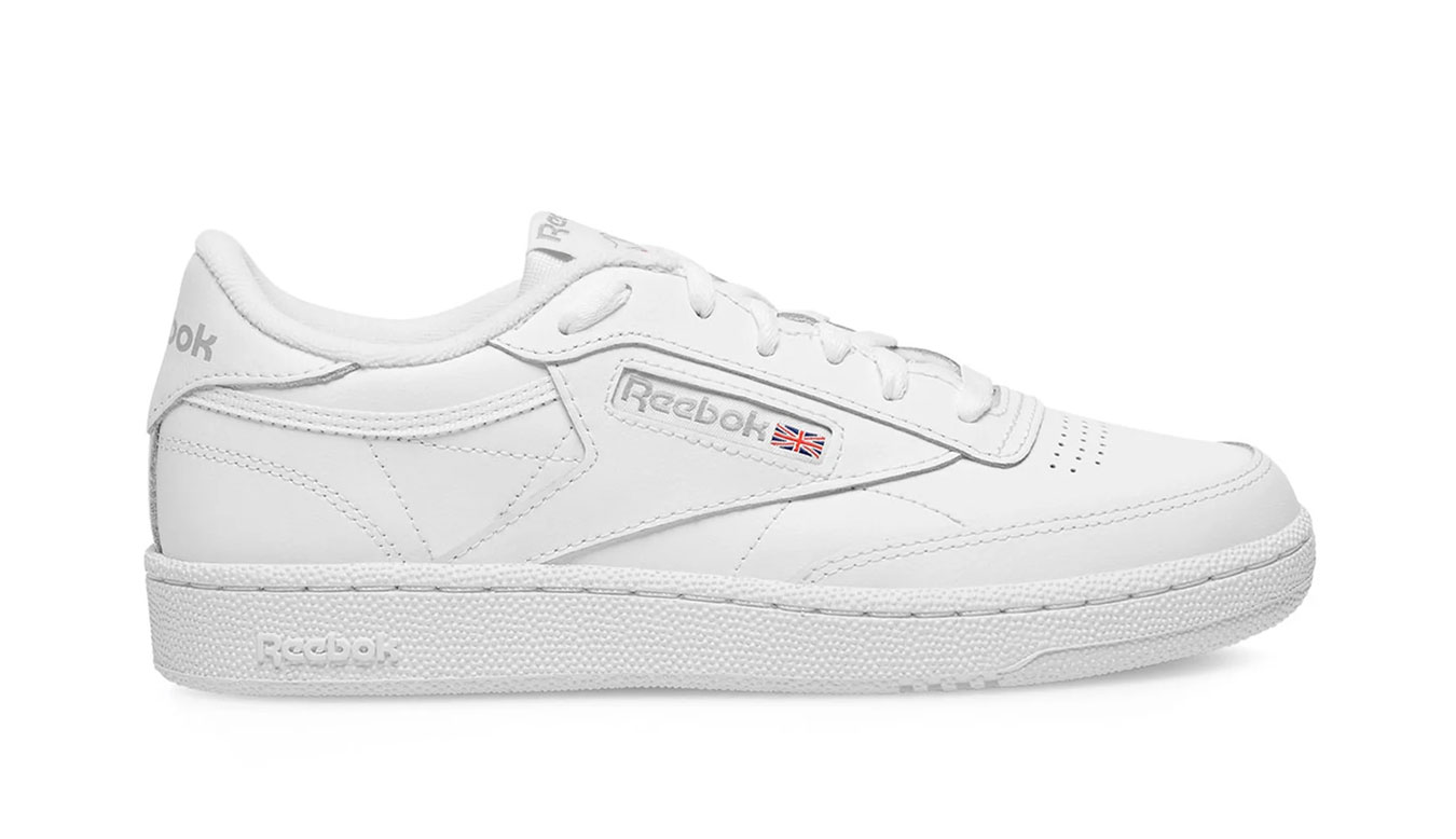 Reebok Club C 85 - Hommes - Baskets Reebok - Blanc - 100000154 - Taille: 36