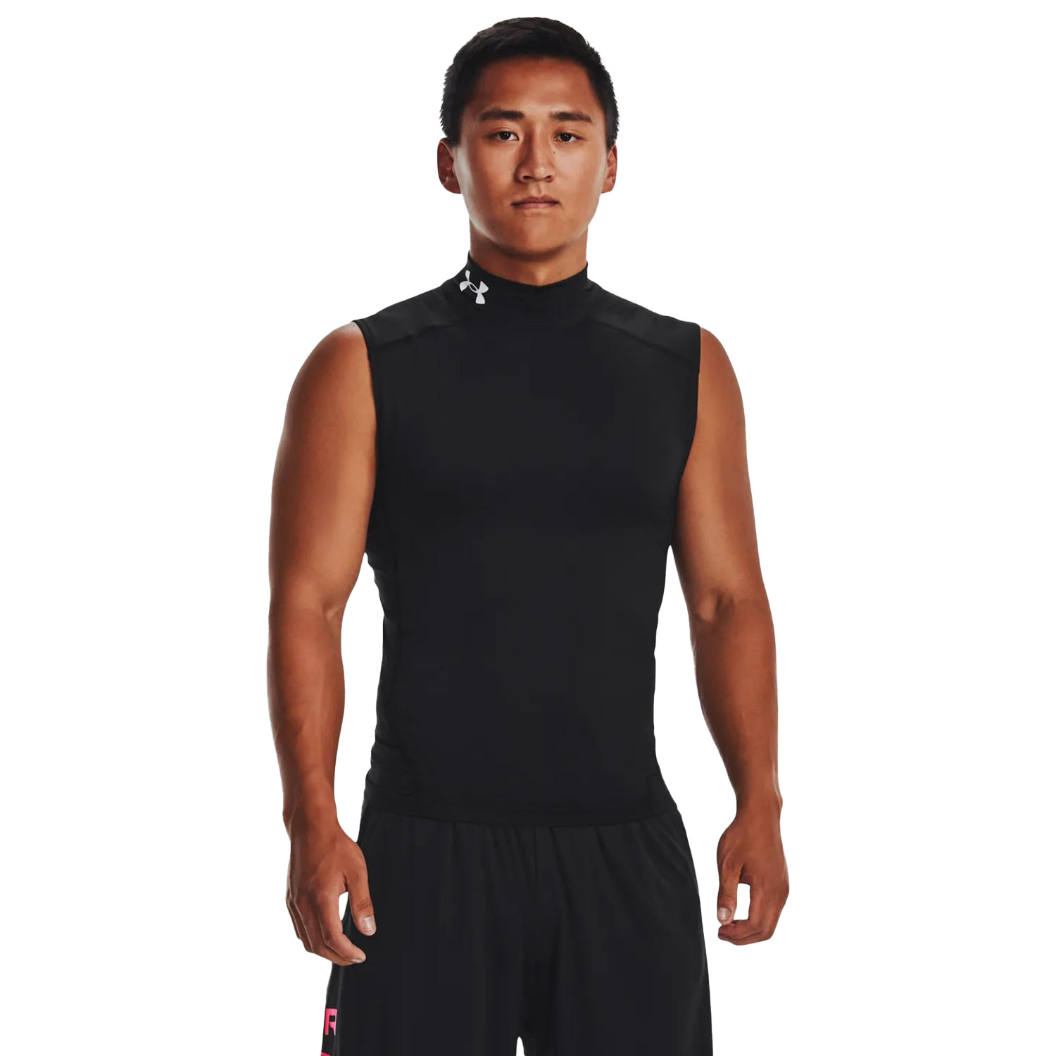 Under Armour UA HG Armour Comp Mock SL Black - Hommes - Débardeur de compression Under Armour - Noir - 1361521-001 - Taille: XL