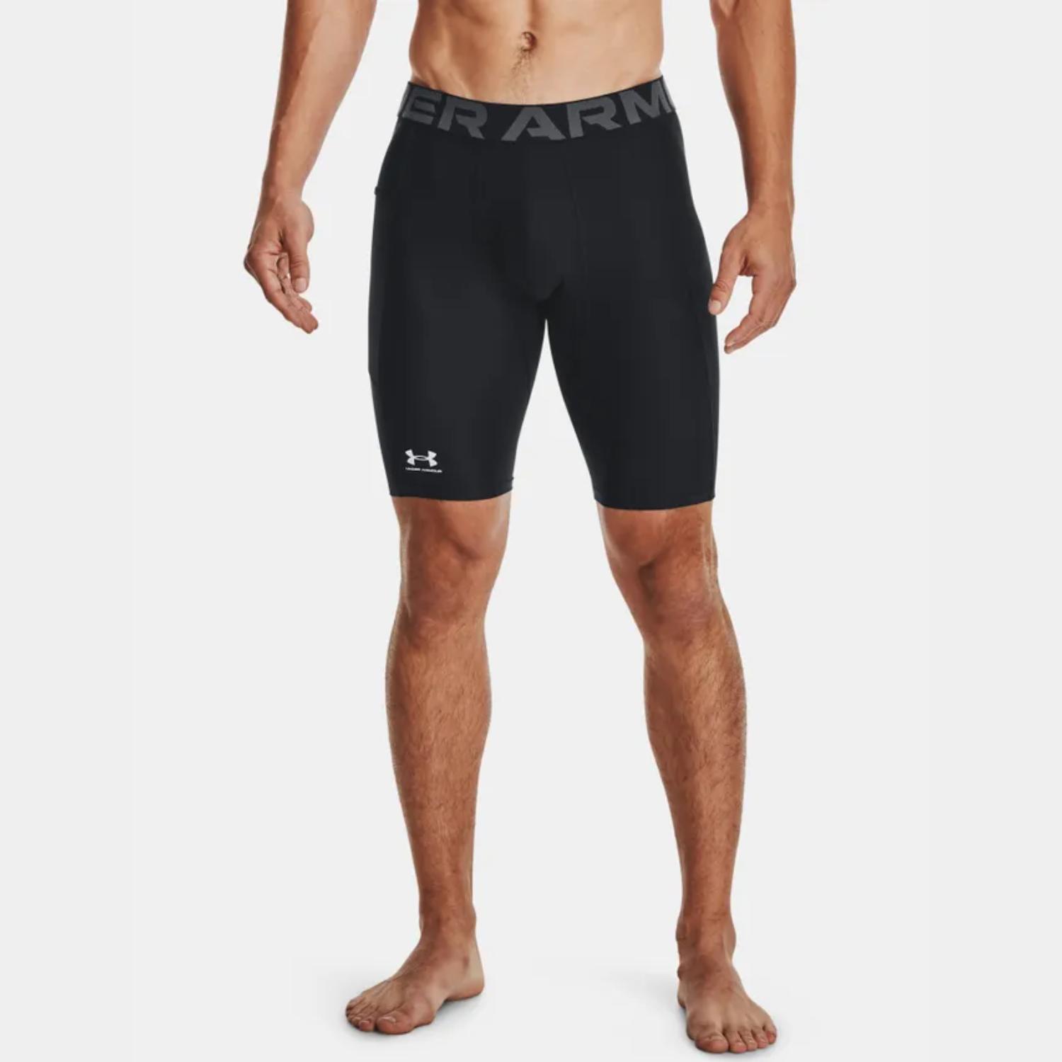 Under Armour HG Armour Lng Shorts Black - Hommes - Short de compression Under Armour - Noir - 1361602-001 - Taille: M
