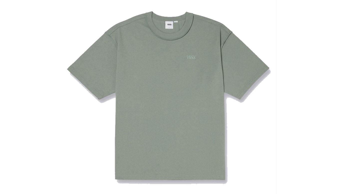 Vans Lx Premium Ss Tshirt Sea Spray - Hommes - T-Shirt à Manches Courtes Vans - Vert - VN000GBYE8A - Taille: L