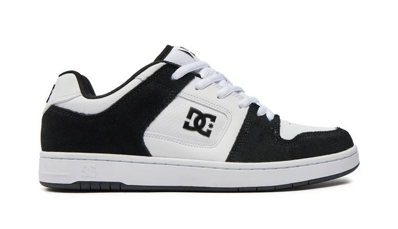 DC Shoes Manteca 4 - Hommes - Baskets DC Shoes - Blanc - ADYS100765-WBK - Taille: 7