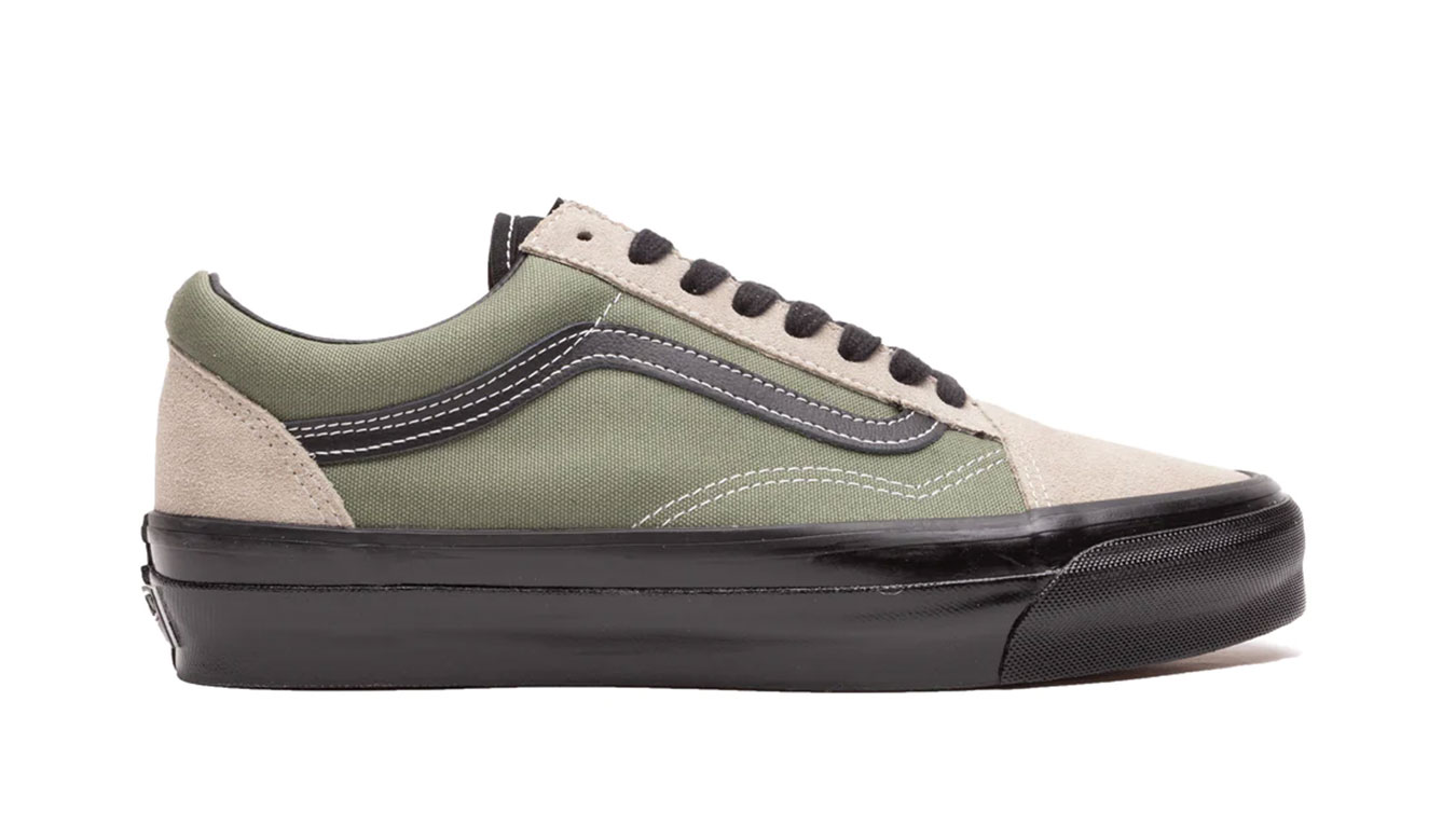 Vans Old Skool 36 Lx Park Alumi - Hommes - Baskets Vans - Vert - VN000CQDCL3 - Taille: 43