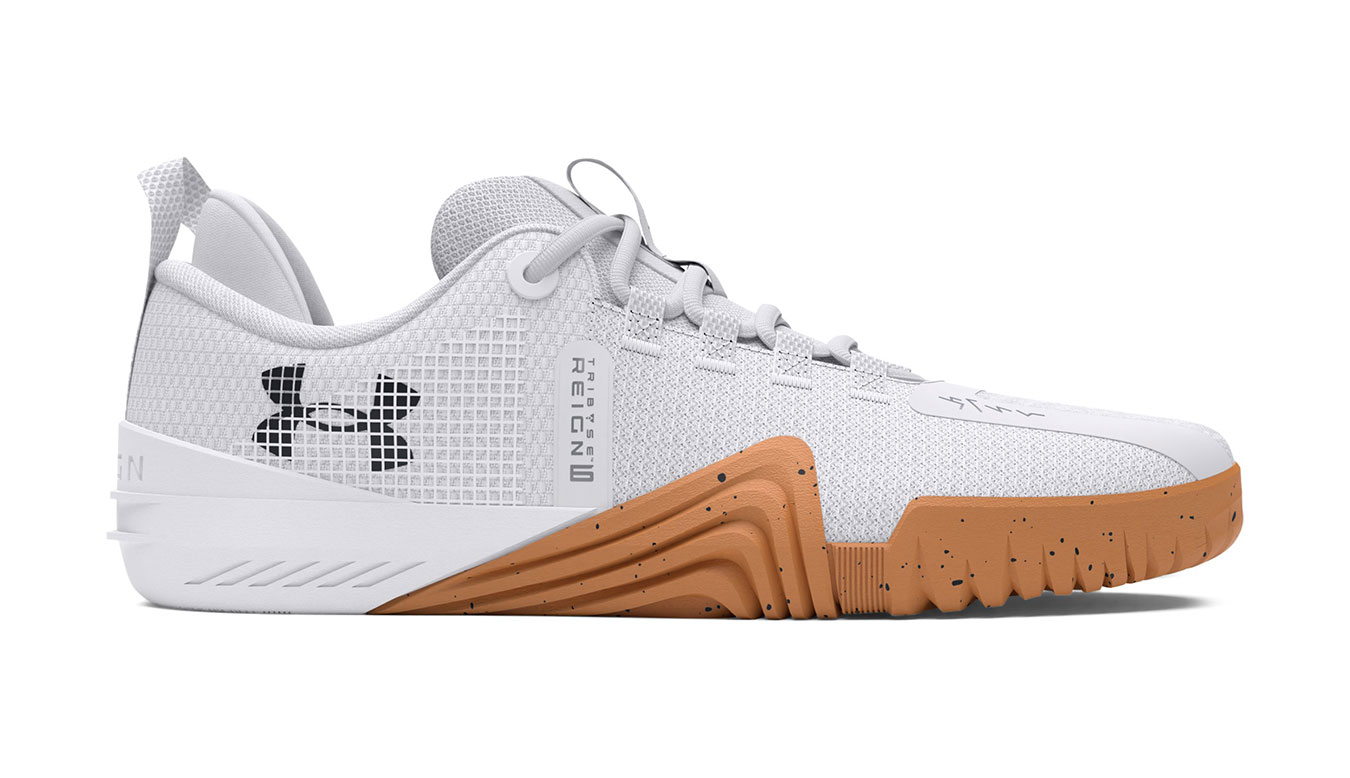 Under Armour Tribase Reign 6 - Hommes - Baskets Under Armour - Blanc - 3027341-100 - Taille: 46