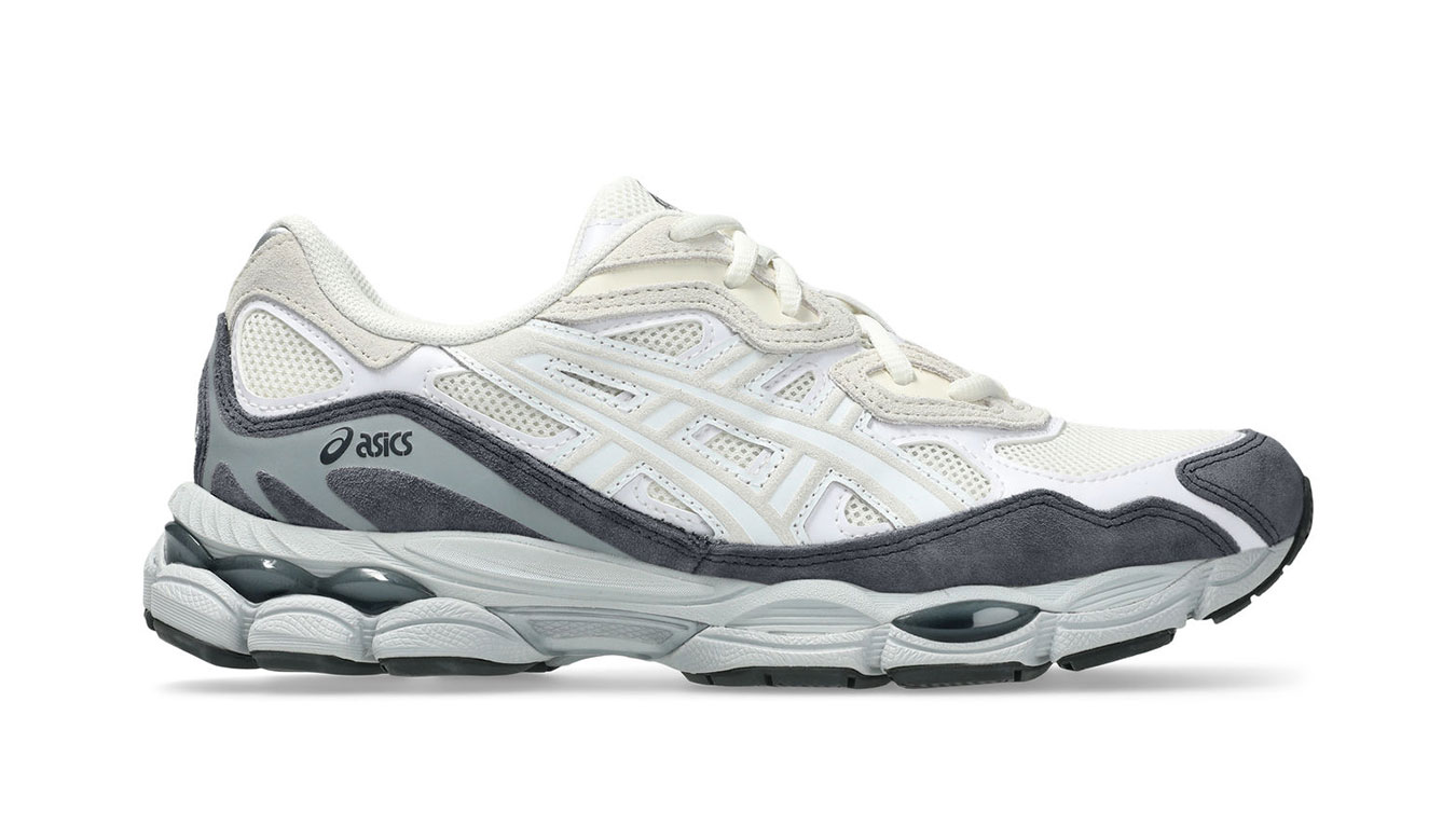 Asics Gel-NYC Offwhite 1203A383-113 Unisex - Baskets Asics - Blanc cassé - 1203A383-113-9 - Size: 9