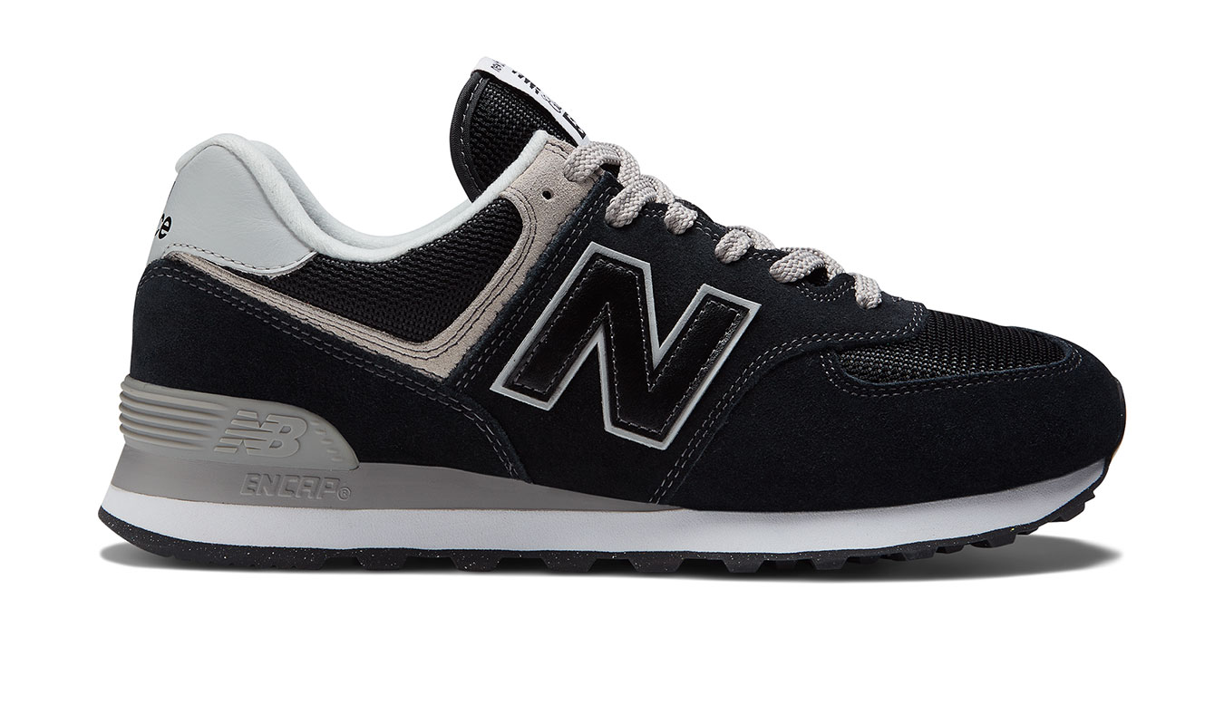 New Balance ML574EVB - Hommes - Baskets New Balance - Noir - ML574EVB - Taille: 38.5