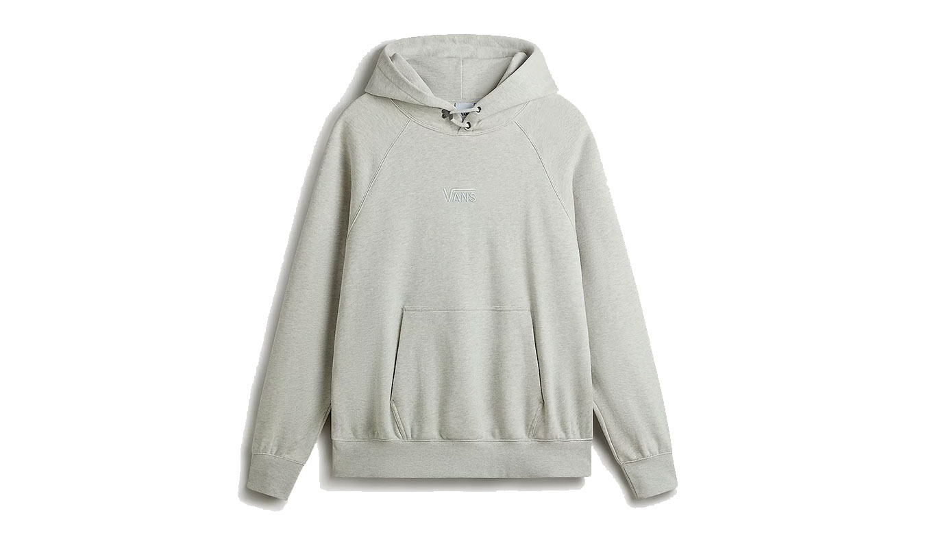 Vans Premium Hoodie Fleece Ash Heather - Hommes - Hoodie Vans - Gris - VN000GZ1RKZ - Taille: S