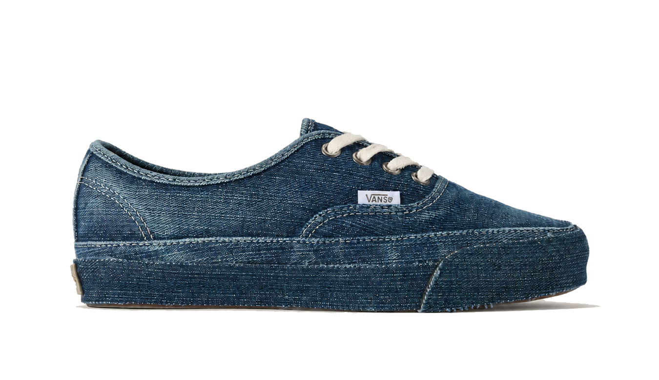 Vans LX Authentic 44 Denim Indigo - Femmes - Baskets Vans - Bleu - VN000DB8IND - Taille: 42.5
