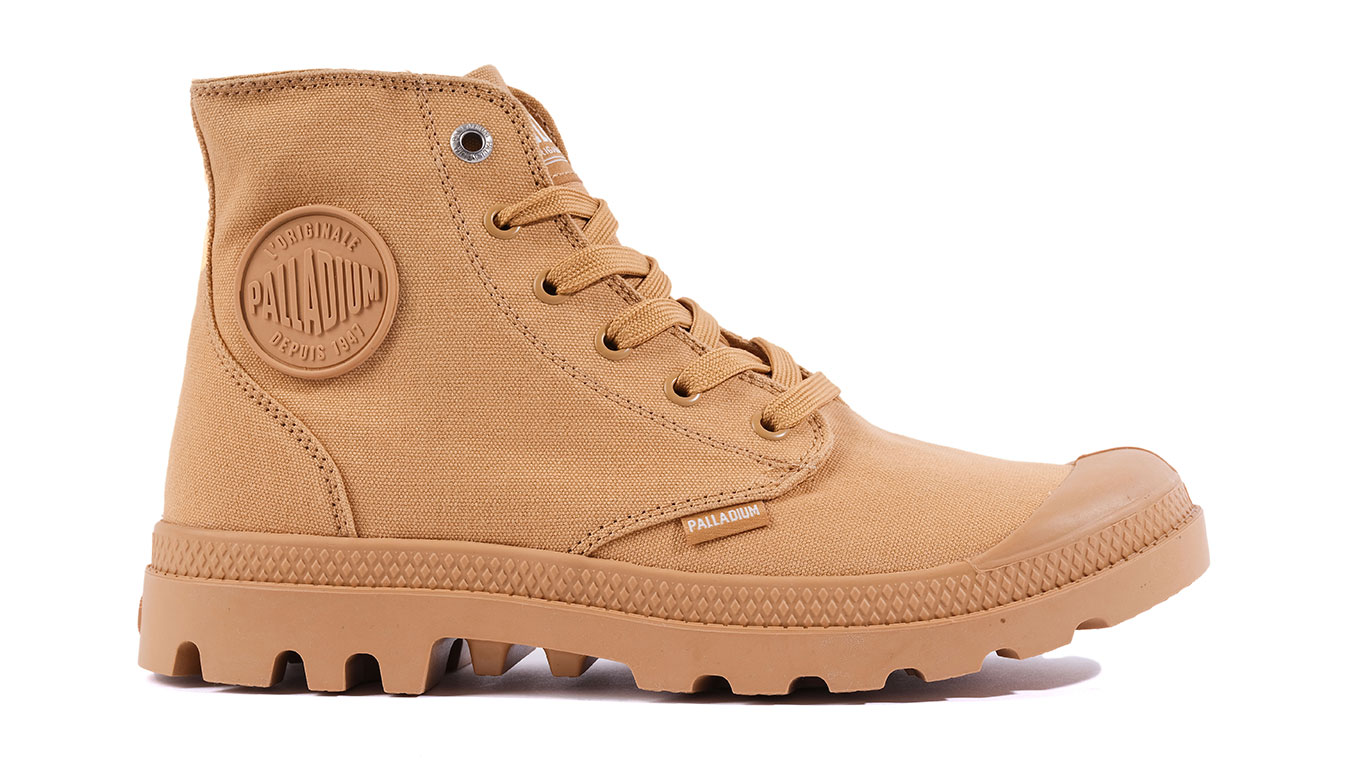 Palladium Mono Chrome Woodlin - Hommes - Baskets Palladium - Marron - 73089-209-M - Taille: 39.5