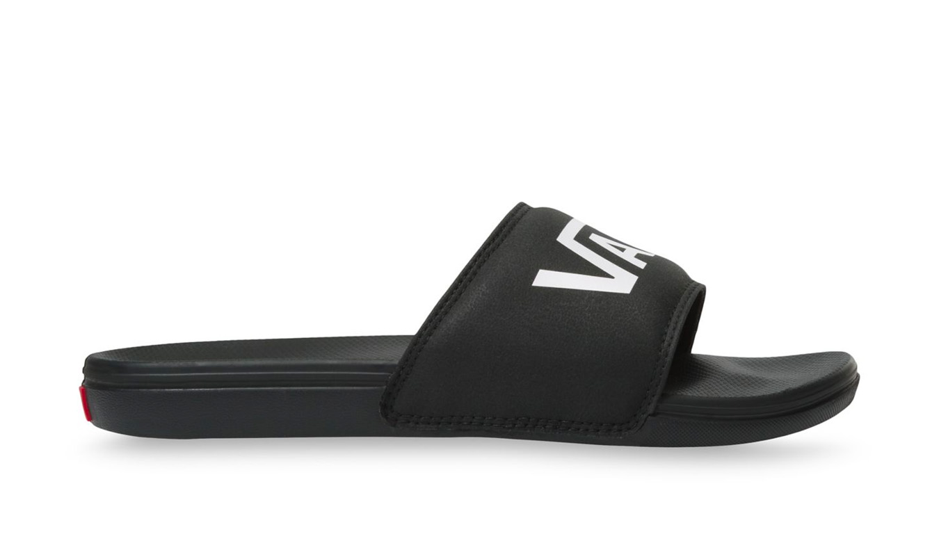 Vans La Costa Slide-On Black - Hommes - Baskets Vans - Noir - VN0A5HF5IX6 - Taille: 46