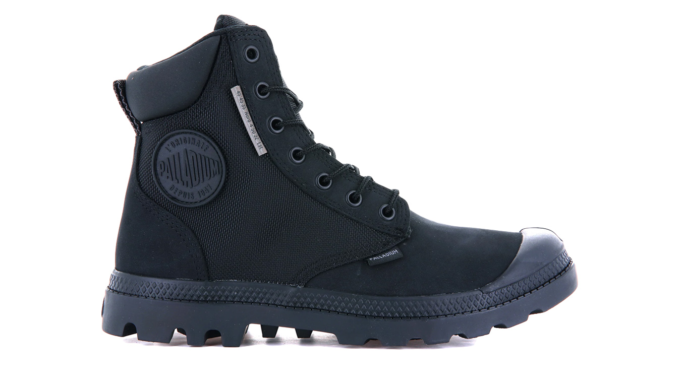 Palladium Pampa Sc Wpn U-S - Hommes - Baskets Palladium - Noir - 77235-010-M - Taille: 47