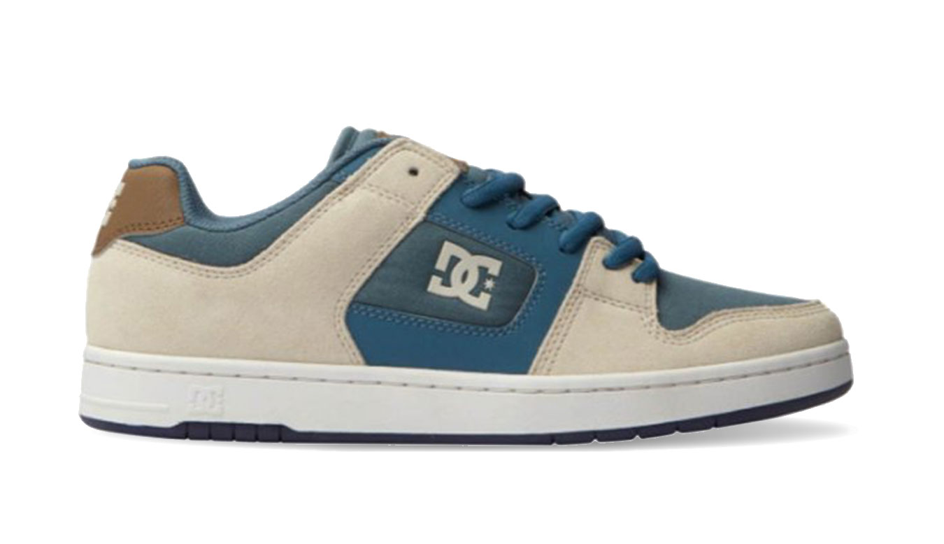 Dc Shoes Manteca 4 Grey Blue - Hommes - Baskets Dc Shoes - Gris - ADYS100765-XSBW - Taille: 40.5