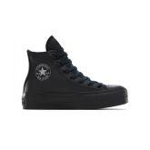 Converse Chuck Taylor All Star Lift Platform Leather - Noir - Baskets Converse Chuck Taylor All Star Lift Platform Leather - Noir - Baskets