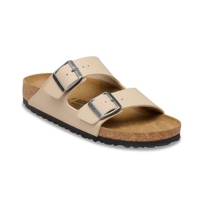 Birkenstock Arizona Birko-Flor Narrow Fit Sandcastle - Marron - Sandales Birkenstock Arizona Birko-Flor Narrow Fit Sandcastle - Marron - Sandales