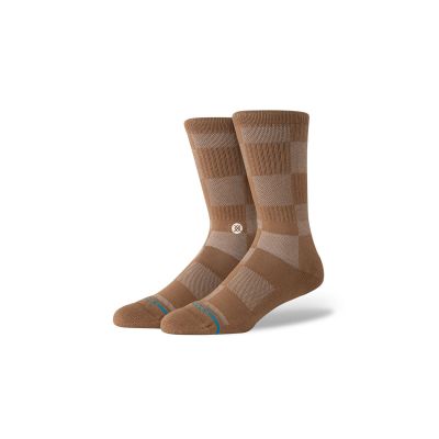 Stance Down And Out Crew 8,5-11,5-(L) - Marron - Chaussettes