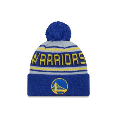 New Era NBA Knit Medium Beanie Golden State Warriors - Bleu - Casquette New Era NBA Knit Medium Beanie Golden State Warriors - Bleu - Casquette