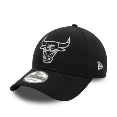 New Era 940 NBA Metallic Outline 9forty Chicago Bulls - Noir - Casquette
