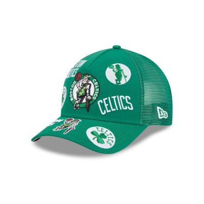New Era NBA 9FORTY A-Frame Trucker All Over Boston Celtics - Vert - Casquette New Era NBA 9FORTY A-Frame Trucker All Over Boston Celtics - Vert - Casquette