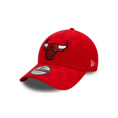 New Era 940 NBA Tonal check 9forty CHIBUL - Rouge - Casquette