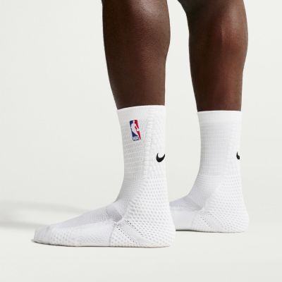 Nike Unicorn Dri-FIT ADV NBA Cushioned Crew Socks (1 Pair) White - Blanc - Chaussettes Nike Unicorn Dri-FIT ADV NBA Cushioned Crew Socks (1 Pair) White - Blanc - Chaussettes