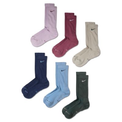 Nike Everyday Elevated Crew Socks (6 Pairs) Multi-Color - Multicolor - Chaussettes Nike Everyday Elevated Crew Socks (6 Pairs) Multi-Color - Multicolor - Chaussettes