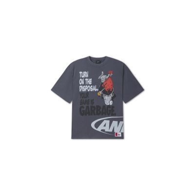 AND1 Logo Game Is Garbage Trash Talk T-Shirt Blue - Bleu - T-shirt à manches courtes AND1 Logo Game Is Garbage Trash Talk T-Shirt Blue - Bleu - T-shirt à manches courtes