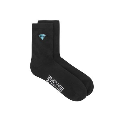 Billionaire Boys Diamonds & Dollars Socks - Noir - Chaussettes Billionaire Boys Diamonds & Dollars Socks - Noir - Chaussettes