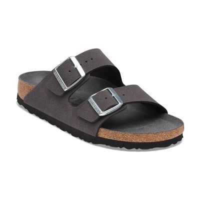 Birkenstock Arizona Birkibuc Narrow Fit Velvet Gray - Gris - Sandales Birkenstock Arizona Birkibuc Narrow Fit Velvet Gray - Gris - Sandales