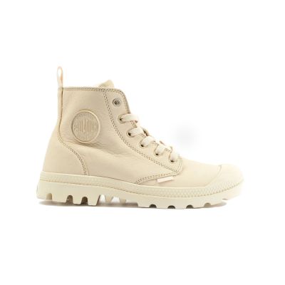 Palladium Pampa Hi Zip Wool Sahara - Jaune - Baskets