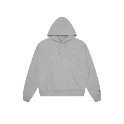 ICECREAM Applique Running Dog Popover Hoodie Grey - Gris - Hoodie ICECREAM Applique Running Dog Popover Hoodie Grey - Gris - Hoodie