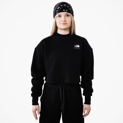 The North Face Mhysa Quilted LS Top TNF Black - Noir - Hoodie The North Face Mhysa Quilted LS Top TNF Black - Noir - Hoodie