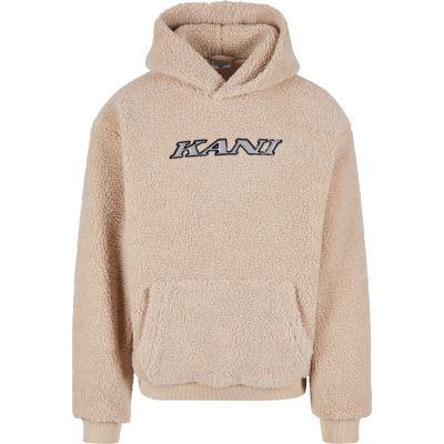 Karl Kani Silver Teddy Hoodie Beige - Marron - Hoodie
