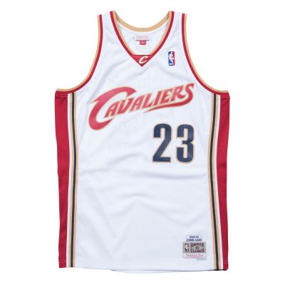 Mitchell & Ness NBA Cleveland Cavaliers Lebron James White Swingman Jersey - Blanc - Jersey
