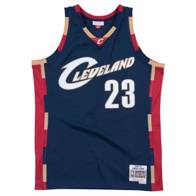 Mitchell & Ness NBA Cleveland Cavaliers Lebron James Navy Swingman Alternate Jersey - Bleu - Jersey