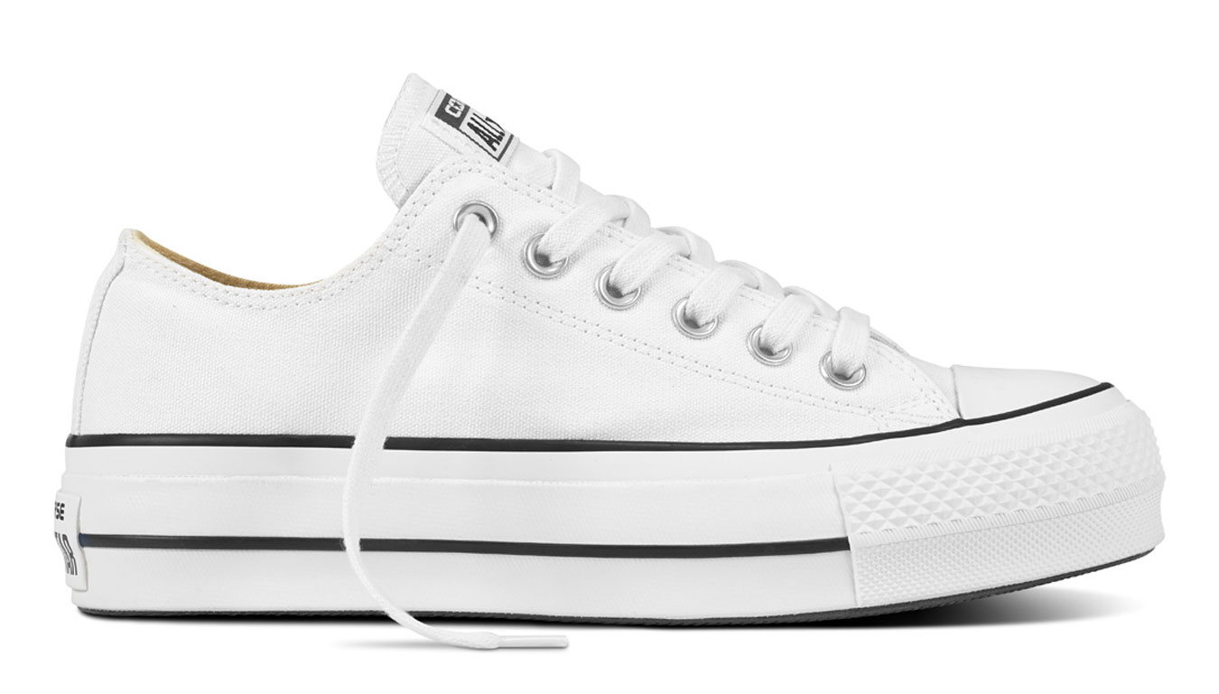 Converse Chuck Taylor All Star Lift - Femmes - Baskets Converse - Blanc - 560251C - Taille: 42