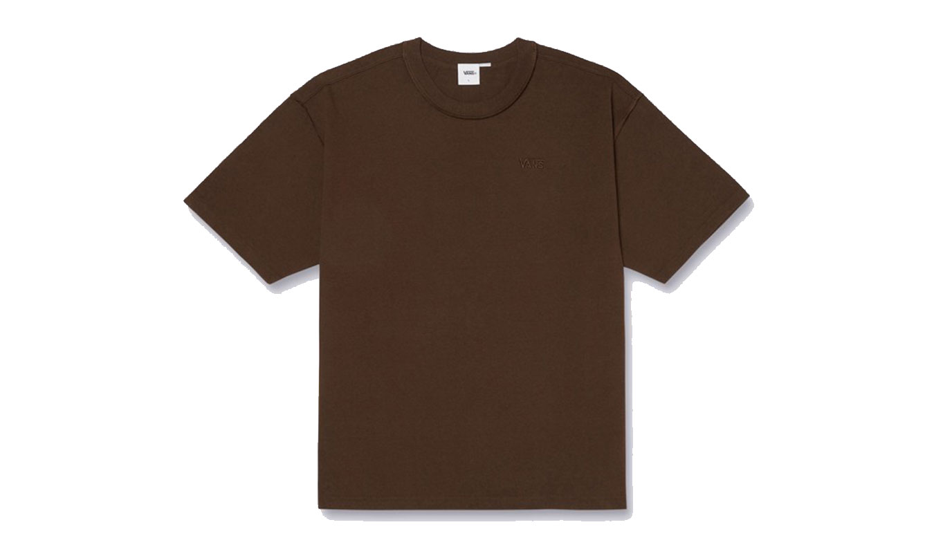 Vans Lx Premium Ss Tshirt Demitasse - Hommes - T-Shirt à Manches Courtes Vans - Marron - VN000GBY3N1 - Taille: S