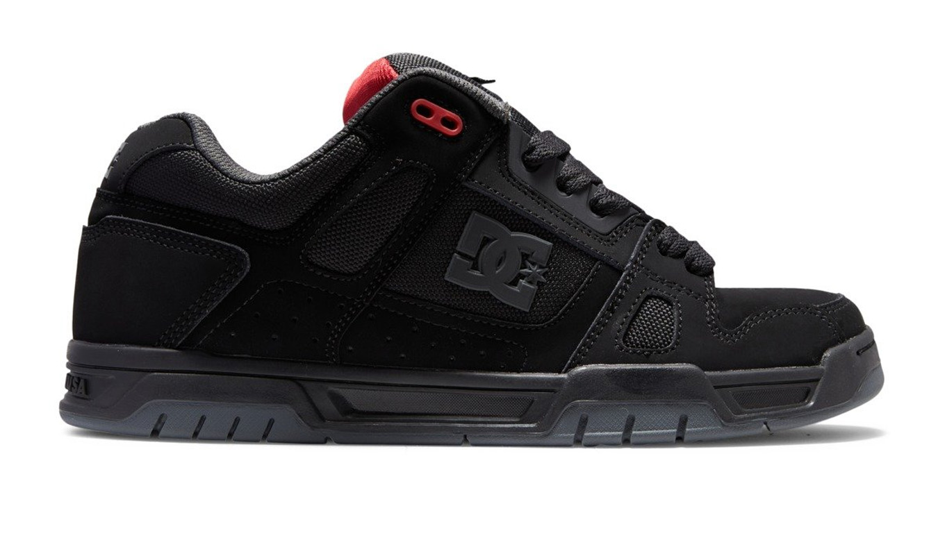 Dc Shoes Stag - Hommes - Baskets Dc Shoes - Noir - 320188-BYR - Taille: 45