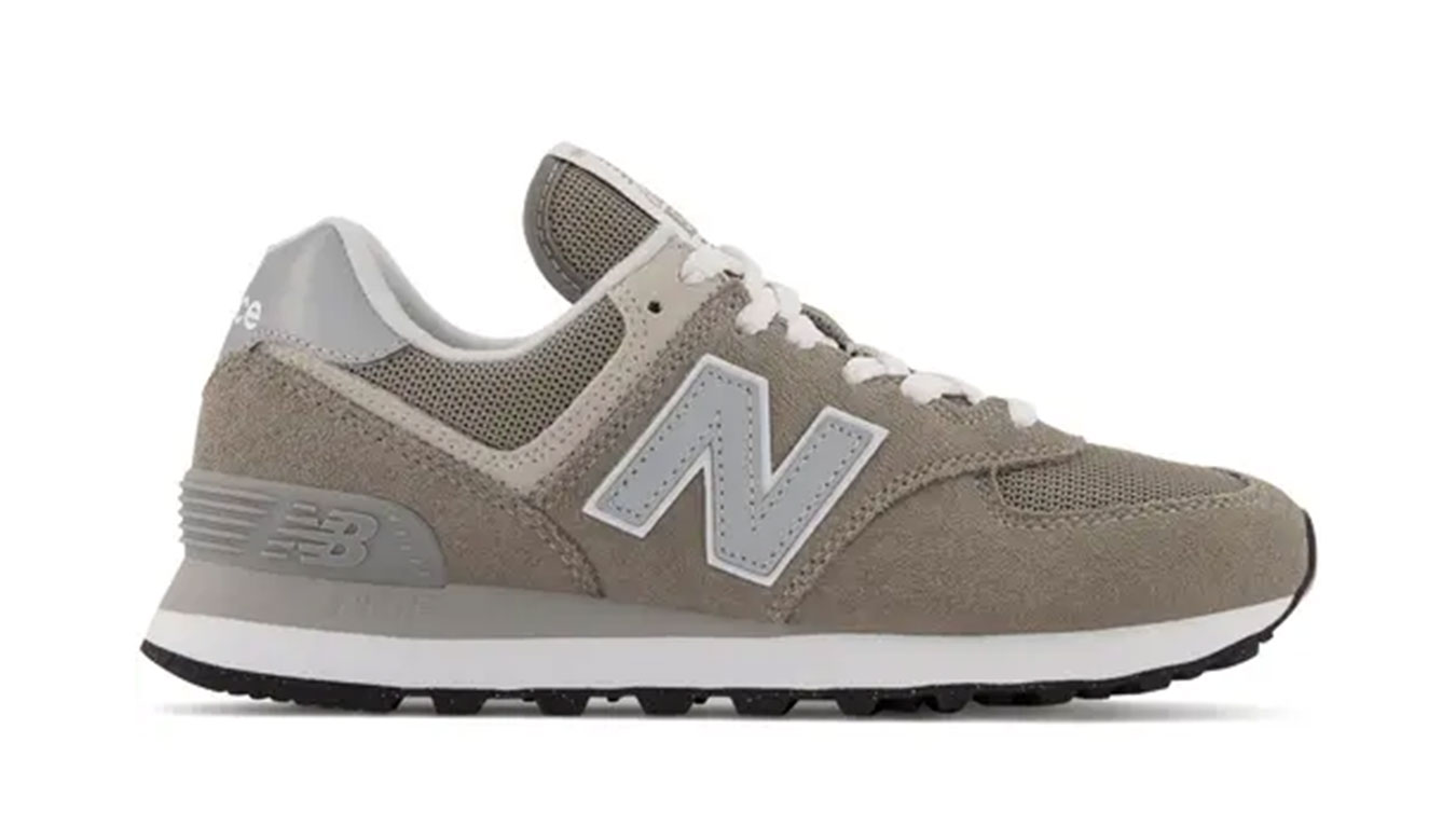 New Balance WL574EVG - Femmes - Baskets New Balance - Gris - WL574EVG - Taille: 40.5