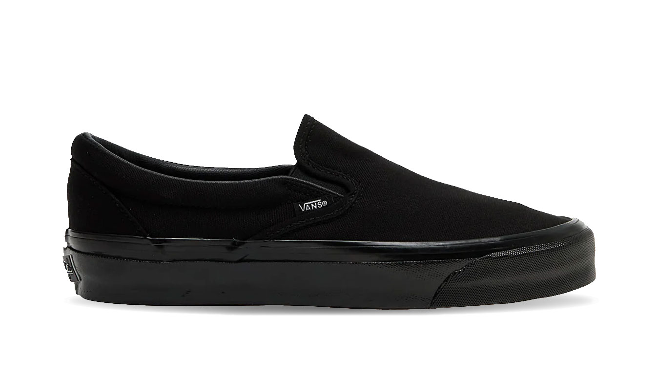Vans LX Slip-On Reissue 98 - Hommes - Baskets Vans - Noir - VN0007PJBKA1 - Taille: 40