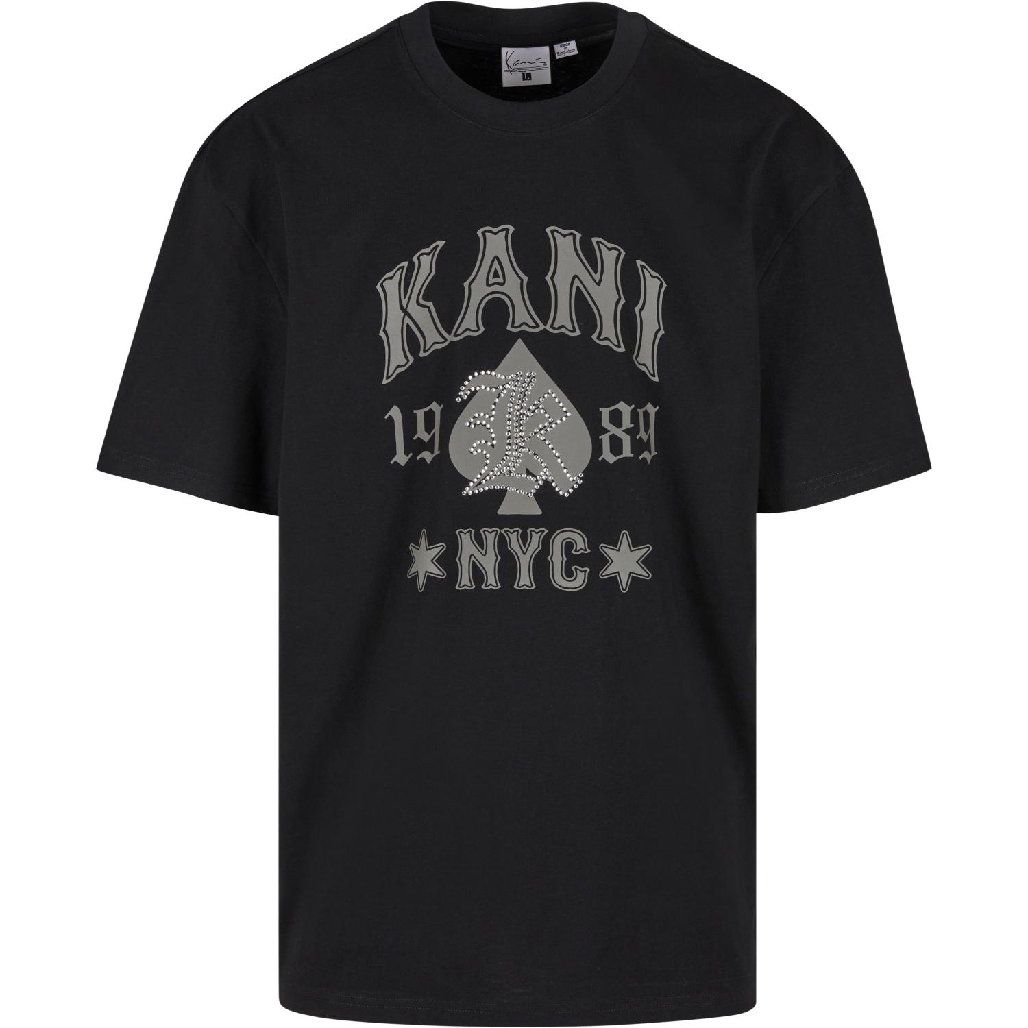 Karl Kani Western Print Tee Black - Hommes - T-shirt à manches courtes Karl Kani - Noir - PD00007560 - Taille: L